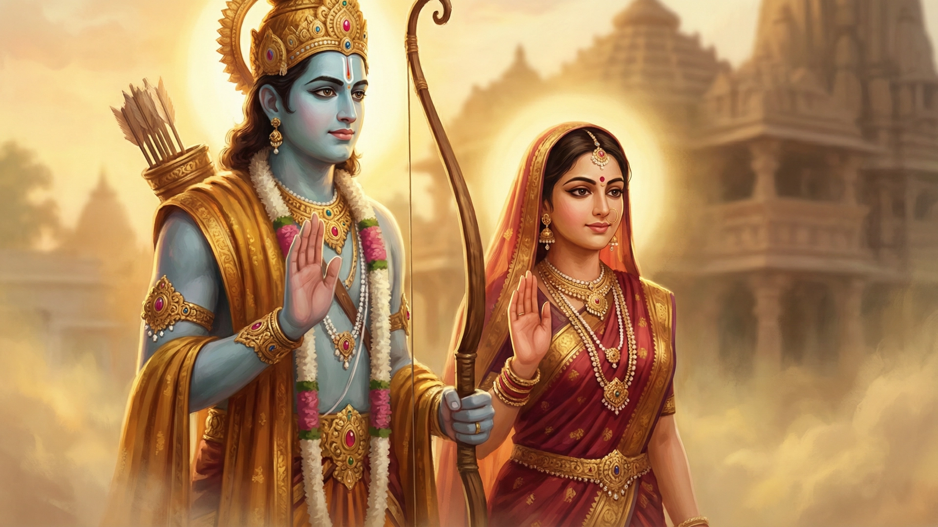 Lord-Shri-Ram-Sita-ji-Shri-Ramcharitmanas Hanuman Natak Valmiki ji Ramayan