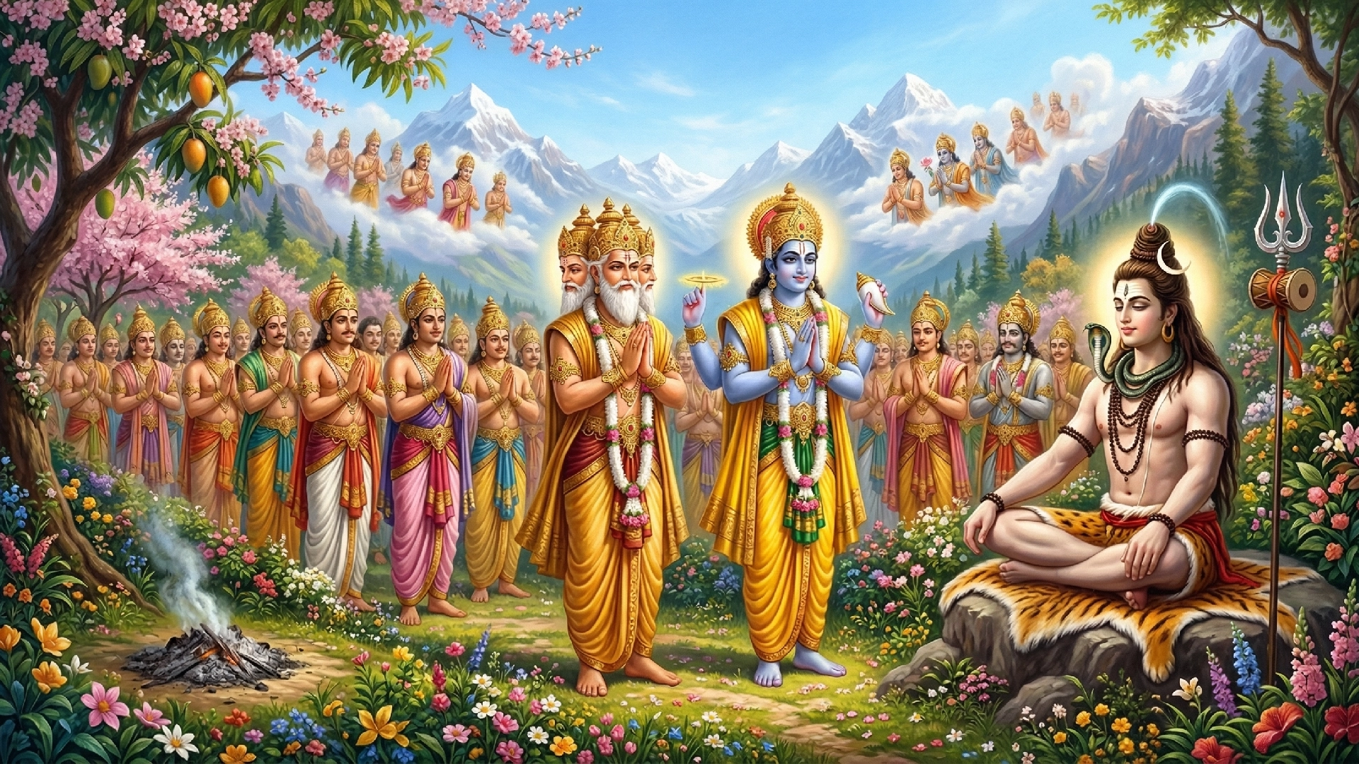 Demigods-pray-to-Lord-Shiv
