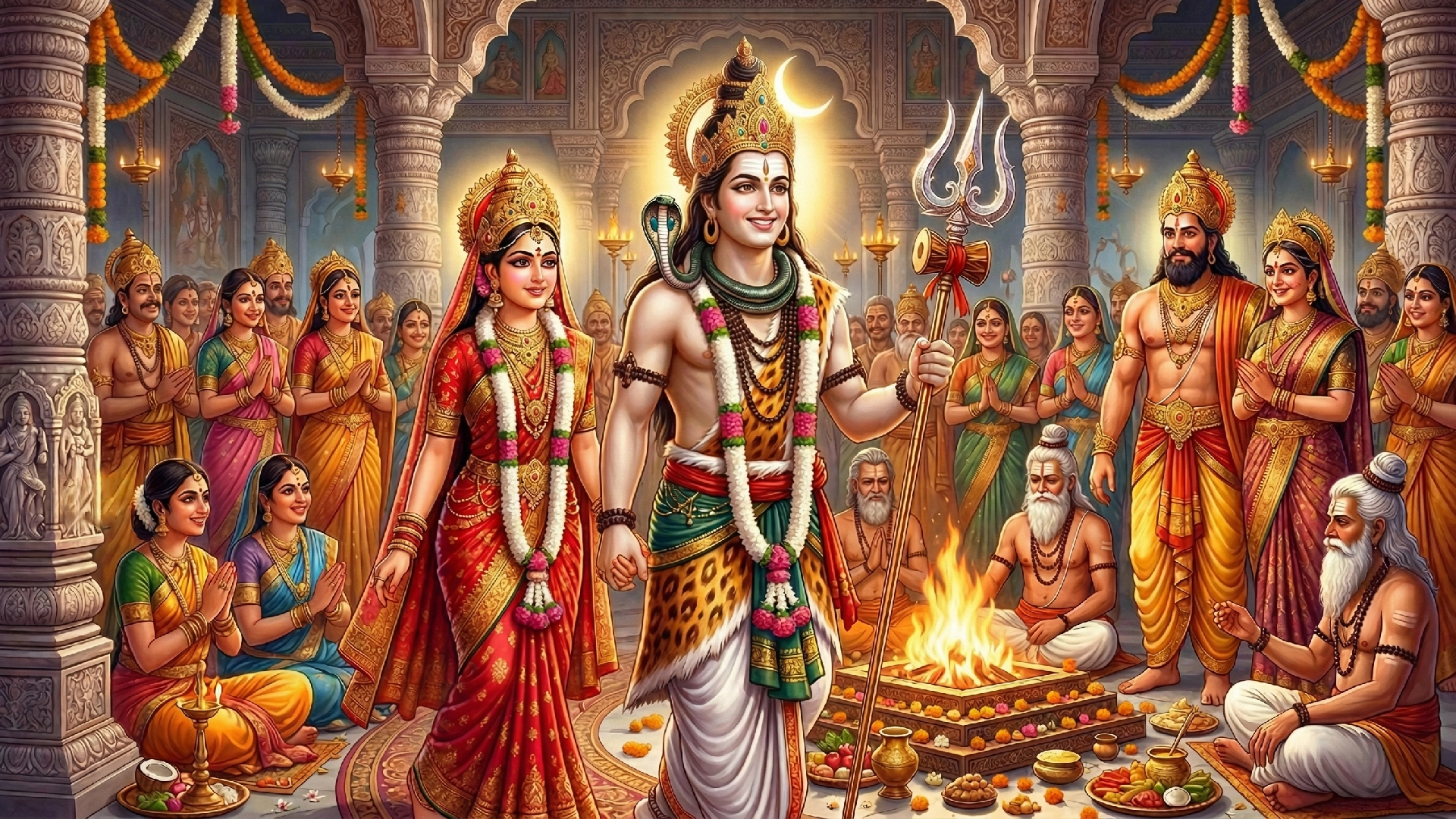 Lord-Shiv-and-Parvati-ji-worshipped-Lord-Ganesh