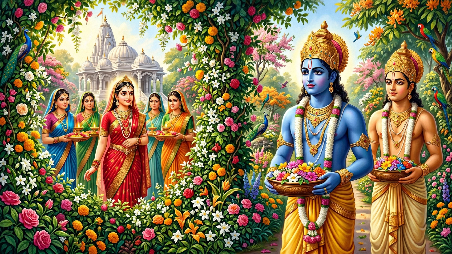 Shri-Ram-saw-the-beautiful-moon-like-face-of Sita-ji’s