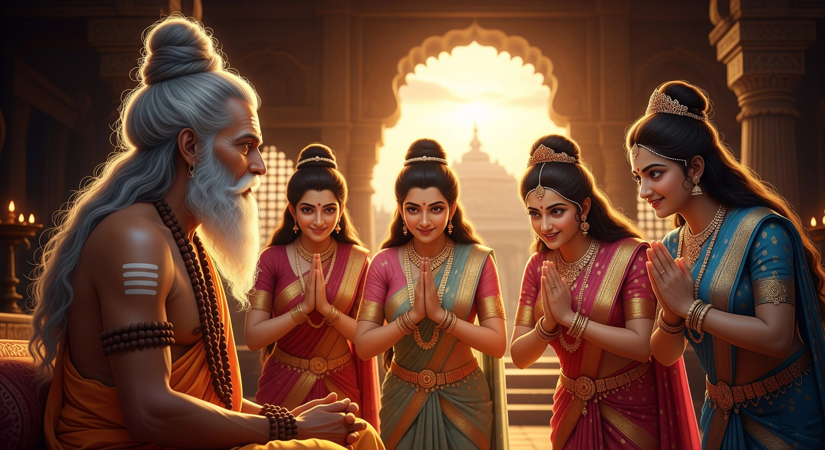 Sage Bhardwaj ji instructed all the divine supernatural powers to extend their gracious hospitality to Bharat ji and his entourage